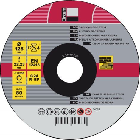 Disque de coupe Pierre 115x3 mm CircumPRO