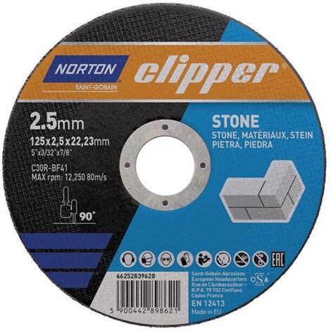 Disque de coupe pierre C30R-125x2.5x22.23mm