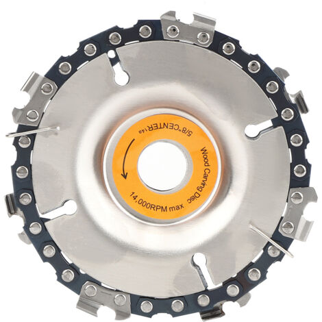 Disque de Découpe 4" pour Sculpture sur Bois, Lame en Carbure pour Scie à Chaîne et Meuleuse d'Angle
