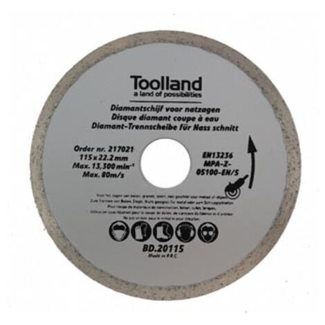 Disque de diamant - 180 mm x 25 4 mm
