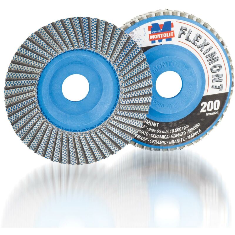 Disque de diamant lamellaire grain 200 Ø115MM Montolit fleximontgf