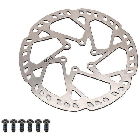 Disque de frein de vélo 160 mm en acier inoxydable, disque de frein hydraulique