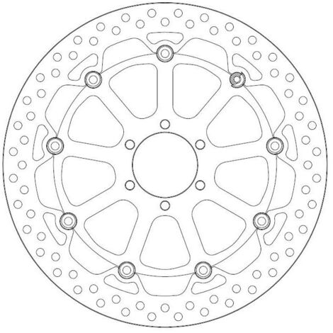 Disque de Frein Flottant APRILIA - Homologué TÜV