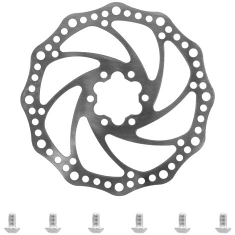 Disque de frein pour VTT, vélo, disque de 160 mm pour roue avant et arrière de scooter, 6 trous, équipement de freinage pour vélo