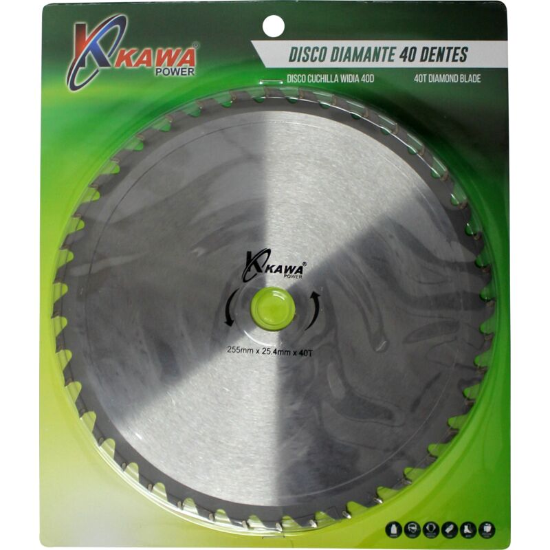 Kawapower - Disque de lame de débroussailleuse Widia 40 points