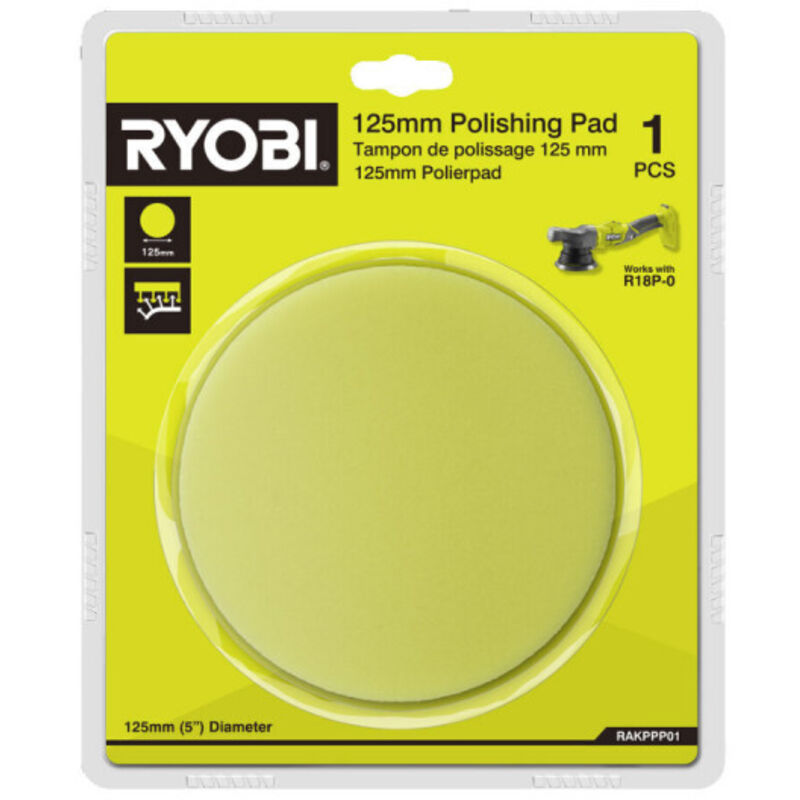 Disque de lustrage pour polisseuse R18P-0 - 125 mm - RAKPPP01 - Ryobi
