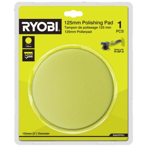 Disque de lustrage RYOBI pour polisseuse R18P-0 - 125 mm - RAKPPP01