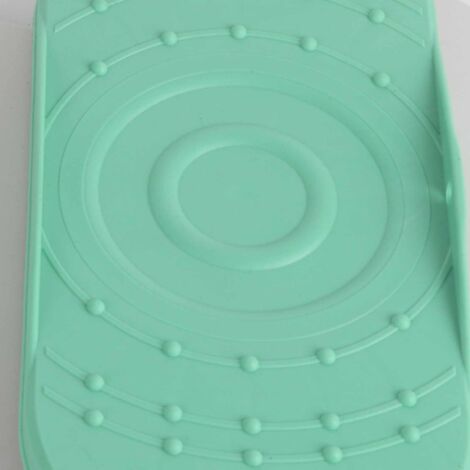 Disque de massage tournant pour la taille, équipement fitness silencieux pour affiner la silhouette, couleur verte.