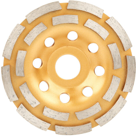 Disque de meulage diamant double rangée pour meuleuse d'angle - 115 mm