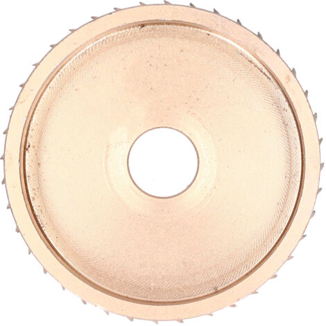 Disque de meulage pour meuleuse d'angle, idéal pour la sculpture, polissage du métal et ponçage bois - Finition or