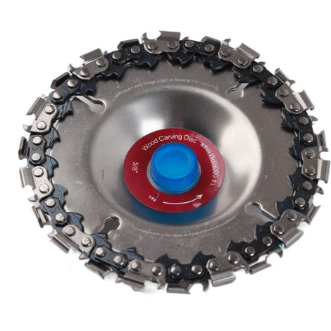 Disque de meulage pour tronçonneuse 4 pouces 22 dents, roue à chaîne pour sculpture sur bois