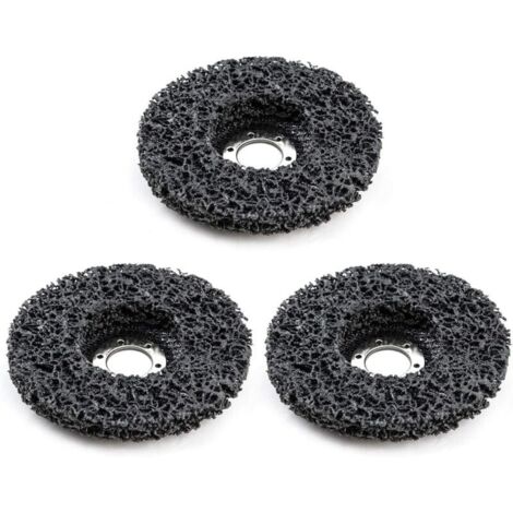 Disque de Nettoyage , 115 x 22 mm , Pour une meuleuse d'angle , pour enlever la peinture, rouille , 3 Pièces