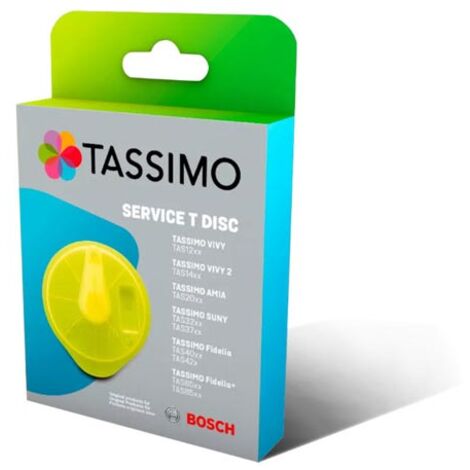 Disque de nettoyage T-Disc pour machines à café Bosch – Compatible avec modèles TAS1000UC, TAS1201, TAS3202 – Nettoyage et détartrage