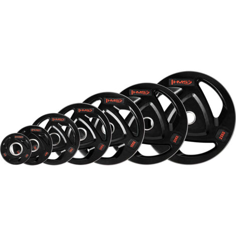 Body-Solid 120 kg Disques Olympiques 4 Grip fonte en Caisse OPTKS120