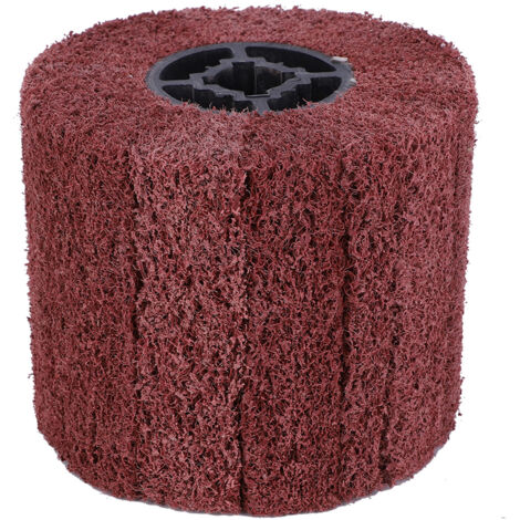 Disque de polissage caoutchouc pour métaux, brosse à lamelles pour acier inoxydable, aluminium et fer - Grain 180