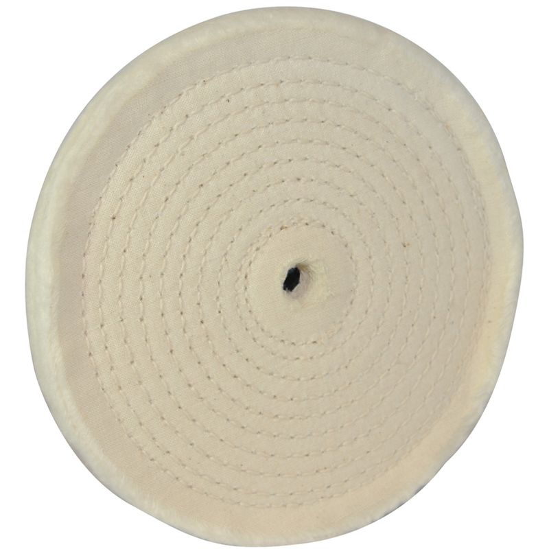Disque de polissage cousu spirale 150 mm Silverline 105888