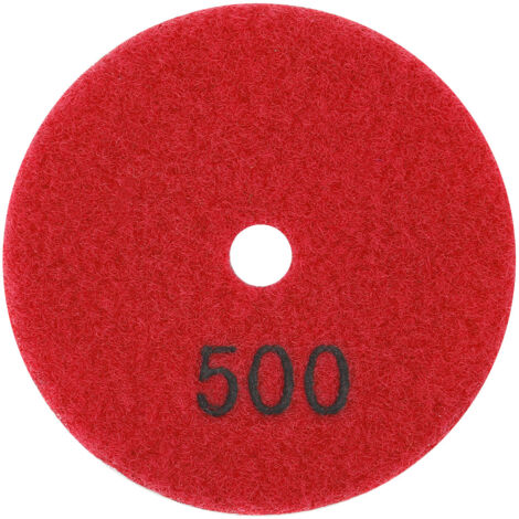 Disque de polissage diamant 3" pour granit et marbre, grain 500, polissage à eau