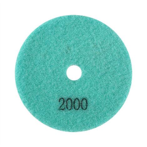 Disque de polissage diamanté 4" pour granit et marbre, grain 2000