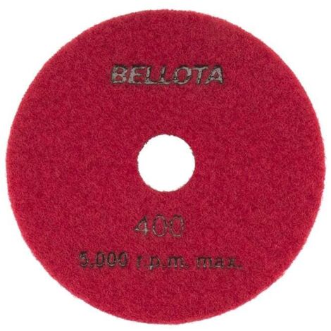 Disque de polissage diamanté flexible Ø100 mm BELLOTA  400
