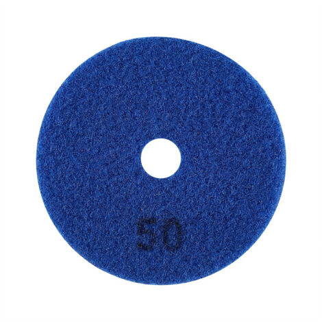 Disque de polissage diamanté humide 100 mm (4") pour granit, marbre et pierre (granulométrie 50)