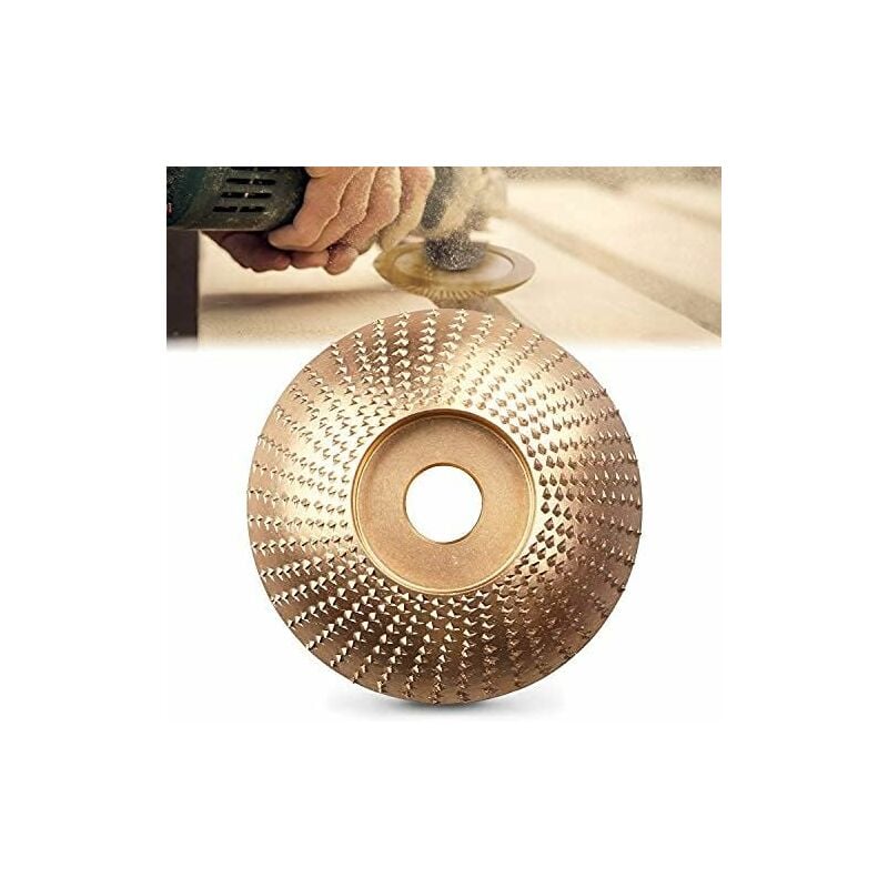 Disque de Polissage, Outil de Sculpture de Meule en Bois pour La Meuleuse D'angle, Diamètre extérieur 85 mm, diamètre intérieur 10 mm Fei Yu