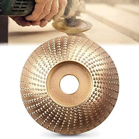 Disque de Polissage, Outil de Sculpture de Meule en Bois pour La Meuleuse D'angle, Diamètre extérieur 85 mm, diamètre intérieur 10 mm-Fei Yu