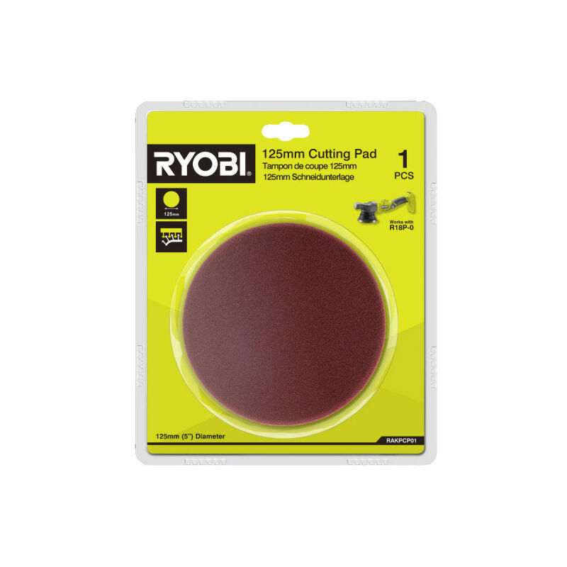Disque de polissage pour polisseuse R18P-0 - 125 mm - RAKPCP01 - Ryobi