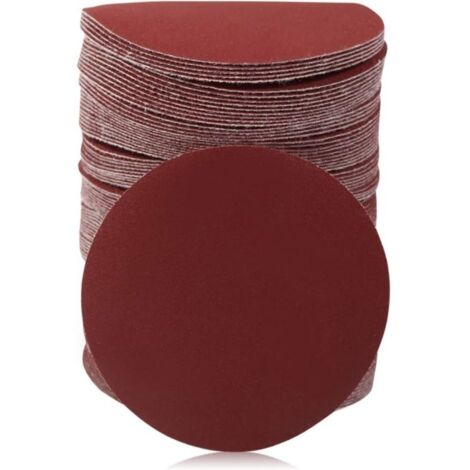 Disque de ponçage 100 pièces grains variés 3-240 pour perceuse, ponceuse rotative, bois et métal