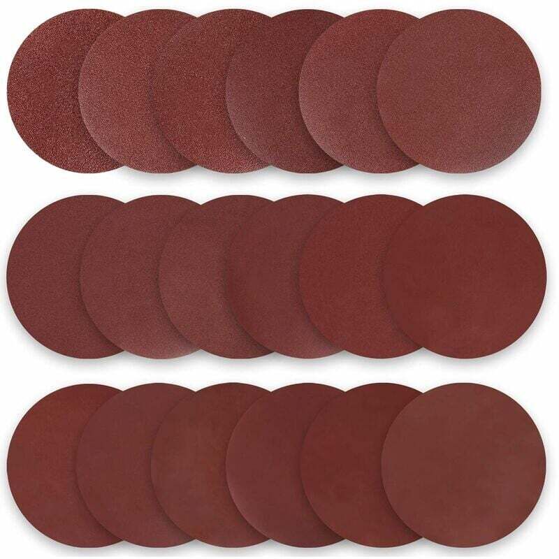 Image of 50 Stück Schleifscheiben, Schleifscheiben mit 180 mm Durchmesser, Körnung P60, Bauschleifpapier