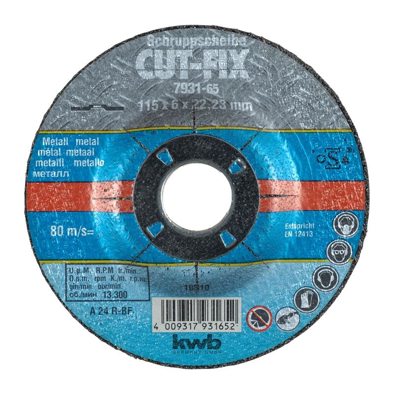 KWB - cut-fix 7931-65 disques, usinage des métaux