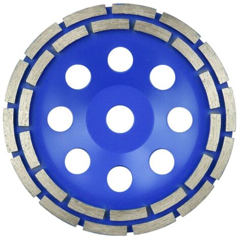 Disque de ponçage diamanté à double segment pour béton Ø180