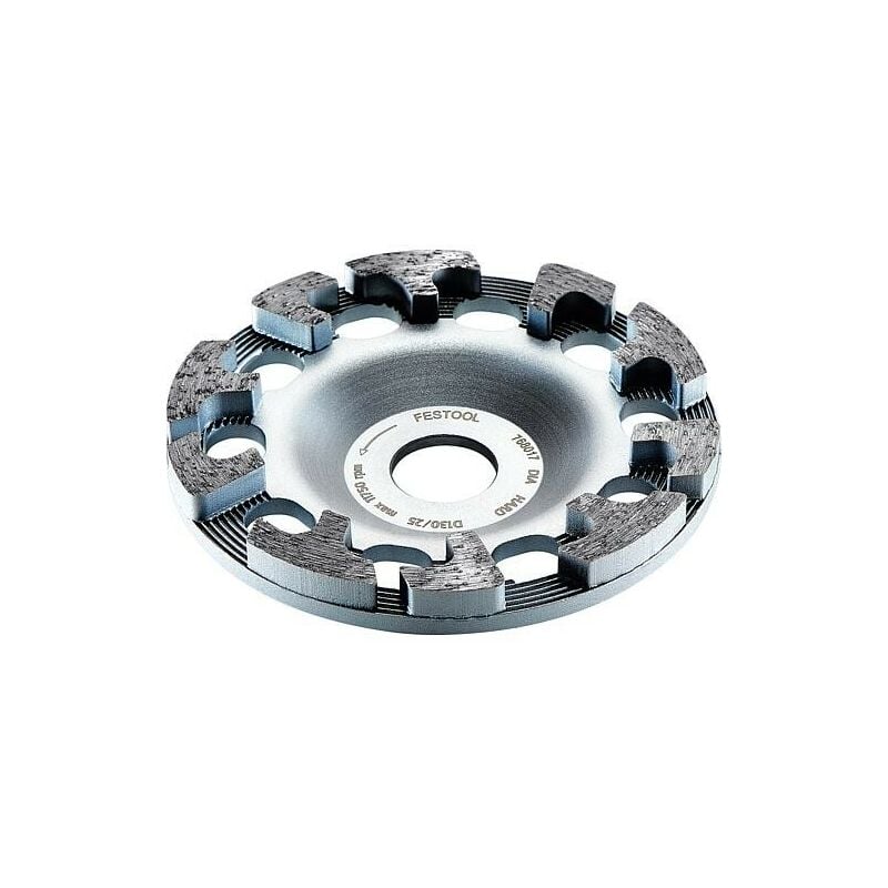 Festool - Disque de ponçage diamanté dia hard, ø 130 mm, pour béton ancien dur, résines époxy, revêtements et peintures sur béton
