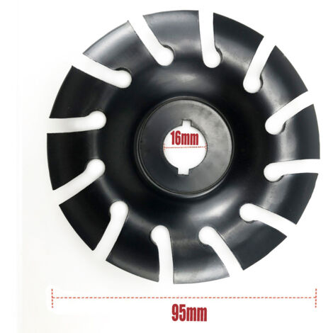 Disque de ponçage pour le travail du bois, disque pour meuleuse d'angle, disque de polissage, outil de bricolage, noir 95 mm, cisailles à bois, noir, 22,23 mm, 95 mm, outils de menuiserie ménagers, ci