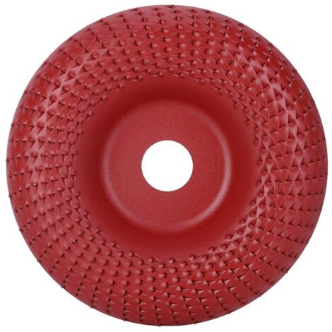 Disque de roue de chaîne de broyeur de 16 mm, disque de chaîne de meuleuse d'angle, accessoires d'outil de menuiserie en acier à grande vitesse(Rouge foncé)