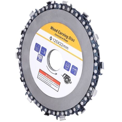 Disque de scie à chaîne - Non spécifié - 5 pouces - Carbure de haute qualité - Diamètre 125mm - Durable