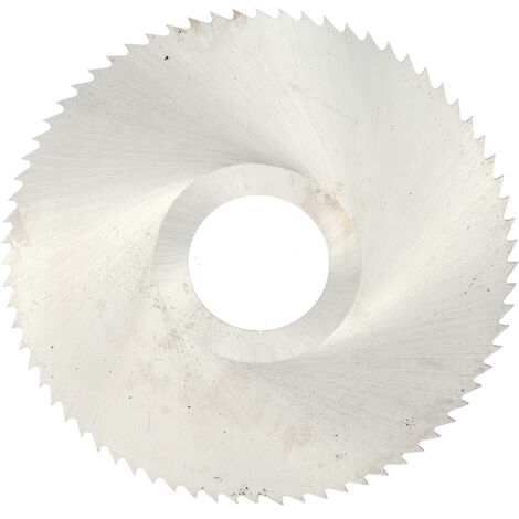 Disque de scie circulaire 100 mm 72 dents en acier rapide pour coupe métal, aluminium, bois et plastique.