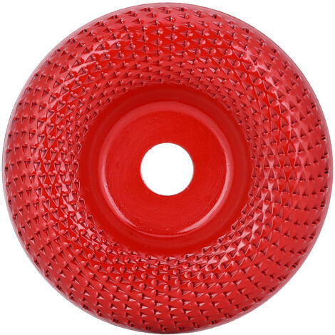 Disque de Sculpture en Acier pour Bois, Accessoire de Meulage pour Outils Électriques, Pièce de Quincaillerie - Disque à Racines Courbes Rouges E1-533
