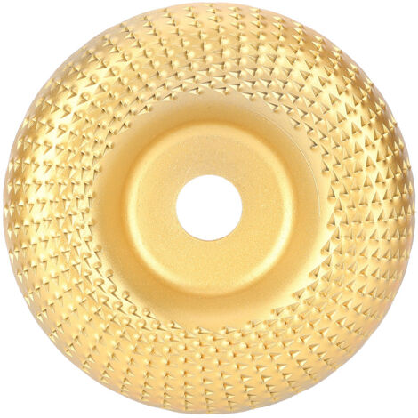 Disque de sculpture en bois doré pour outils électriques, accessoire de quincaillerie pour meulage et façonnage, modèle courbé E1-531