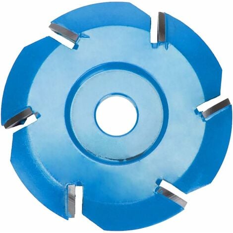 Disque de sculpture sur bois, 6 dents, outil de fraisage pour meuleuse d'angle d'ouverture de 16 mm (diamètre 90 mm)