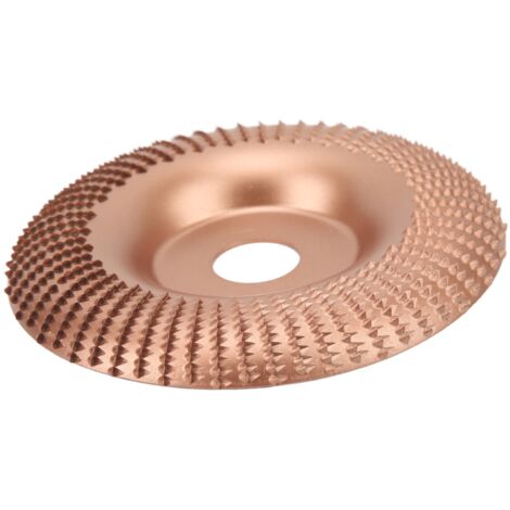 Disque de Sculpture sur Bois Durable et Précise - Meule de Façonnage pour Travaux Menuiserie en Or Rose
