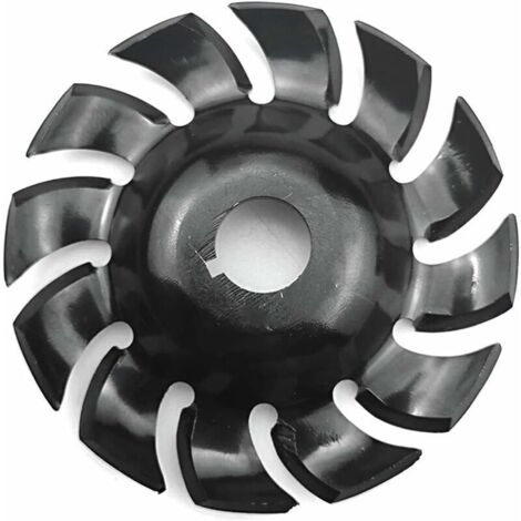 Disque de sculpture sur bois en acier Puissance de façonnage de disque de fraisage outil 115 mm 12 dents