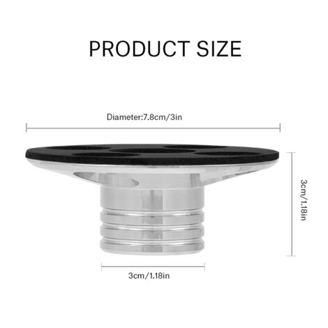 Disque de stabilisation métallique pour tourne-disque vinyle, serre-vinyles pour platines audio.