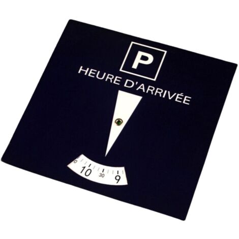 Disque de stationnement zone bleu