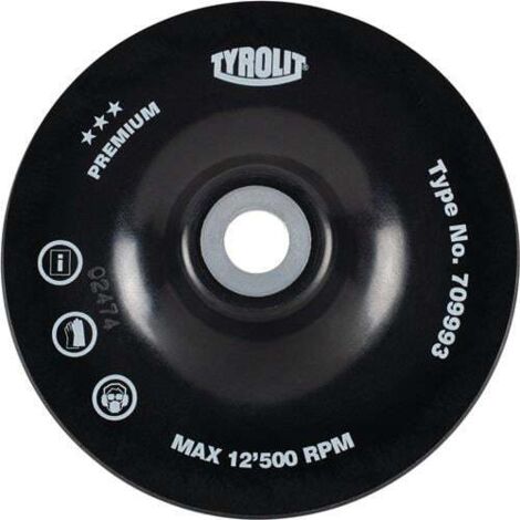 Disque de support en fibres PAD UNI D.125mm M14 dur