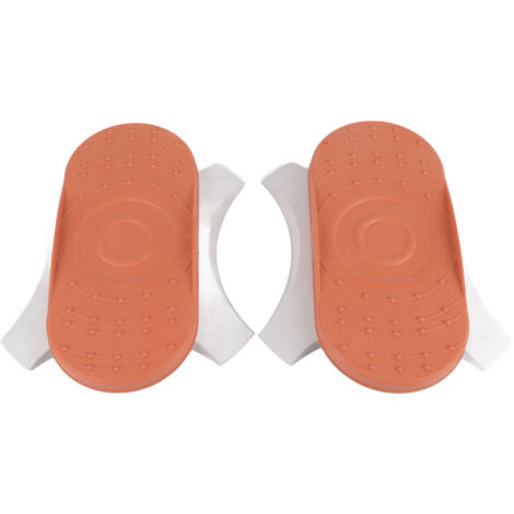 Disque de torsion pour taille avec mouvement split, équipement d'entraînement silencieux pour affiner la silhouette, type massage couleur orange.