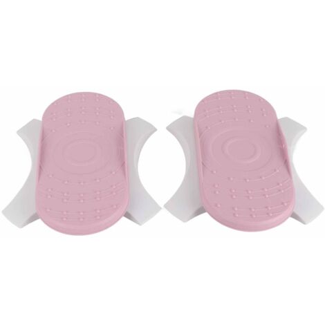 Disque de torsion pour taille fine - Équipement d'entraînement silencieux pour affiner la silhouette - Type massage rose