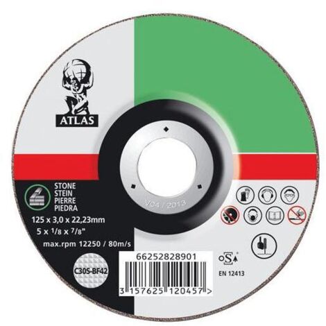 Disque de tronçonnage 125mm pierre brique béton - Flexovit