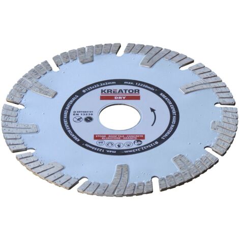 Disque Diamant 115mm/beton Armekrt084100 - Kreator