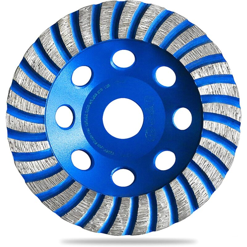 Disque Diamant 125 Poncage Béton Meule diamantée 125mm Surfacage Ciment Marbre Granit Pierre Briques Maçonnerie Plâtre Chape. Disque Meuleuse Béton