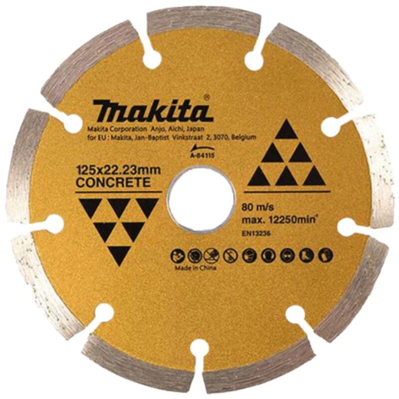 Disque à tronçonner diamant é Makita 125 mm